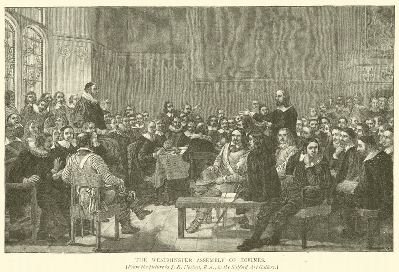 Westminster-forsamlingen af divinerne af after John Rogers Herbert