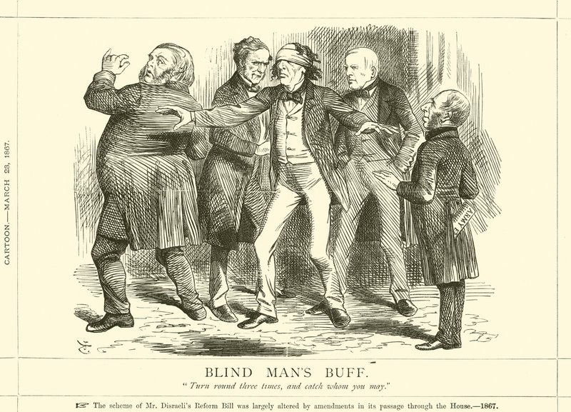 Blind Mans Buff af after John Tenniel