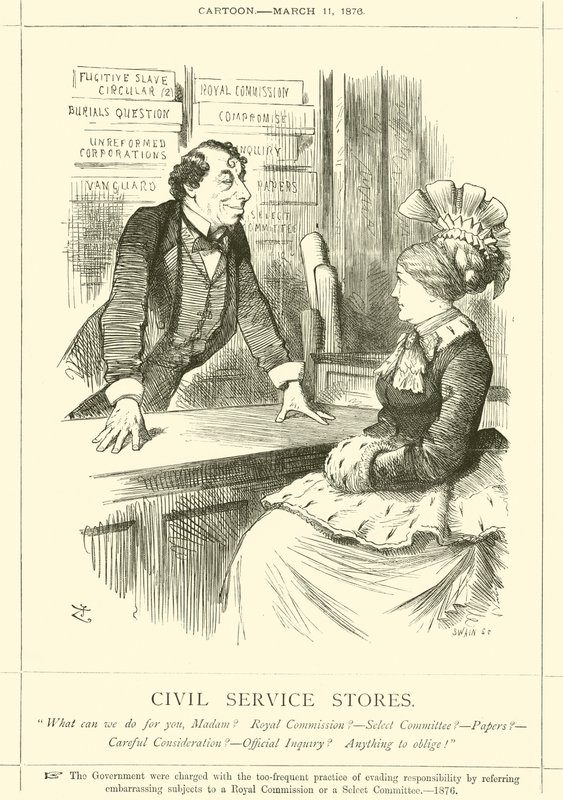 Civil Service Stores af after John Tenniel