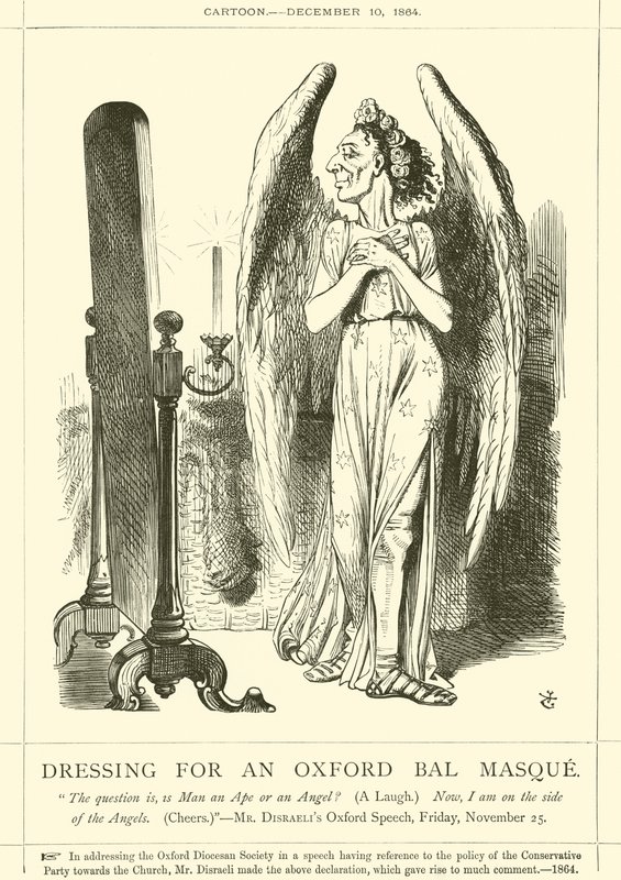 Påklædning til en Oxford Bal Masque af after John Tenniel