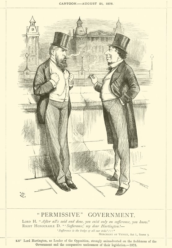 Tilladende regering af after John Tenniel