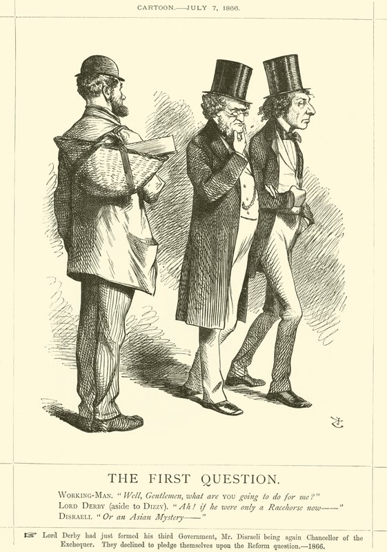 Det første spørgsmål af after John Tenniel