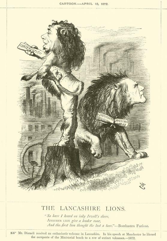 Lancashire Lions af after John Tenniel