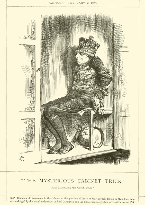 Det mystiske kabinettrick af after John Tenniel