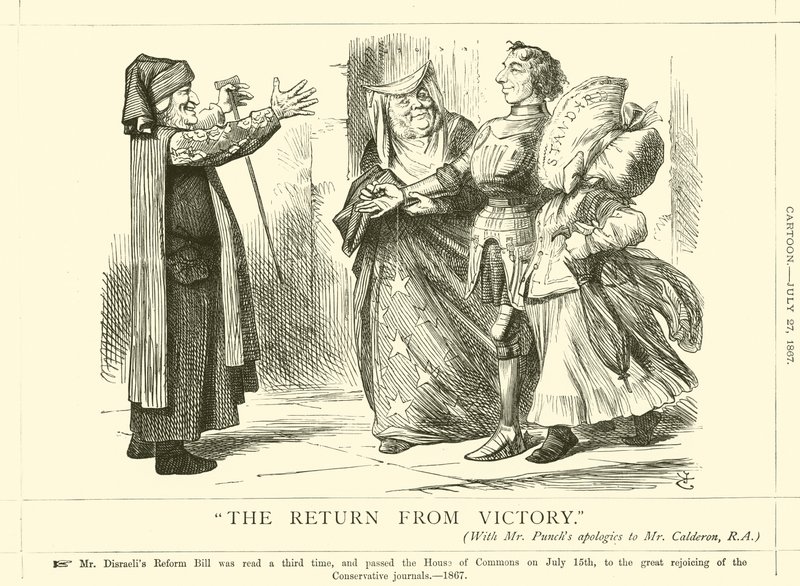 Tilbagekomsten fra sejren af after John Tenniel