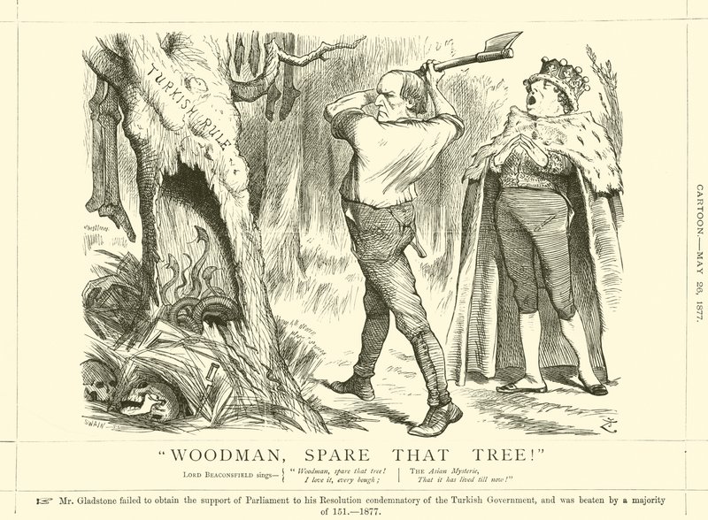 Skovmand, skån det træ! af after John Tenniel