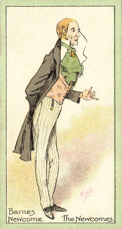 Barnes Newcome, Newcomes (chromolitho) af after Joseph Clayton Clarke