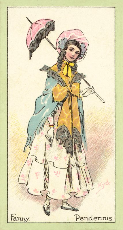 Fanny, Pendennis (chromolitho) af after Joseph Clayton Clarke