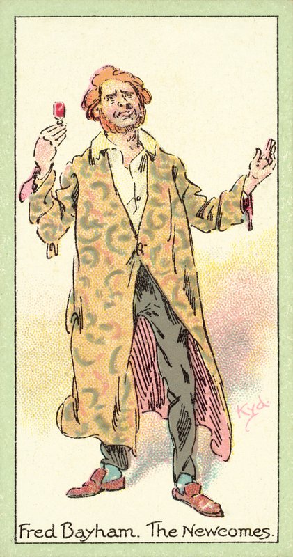 Fred Bayham, The Newcomes (chromolitho) af after Joseph Clayton Clarke