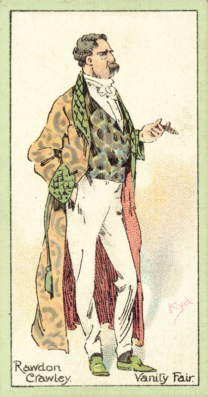 Rawdon Crawley, Vanity Fair (chromolitho) af after Joseph Clayton Clarke