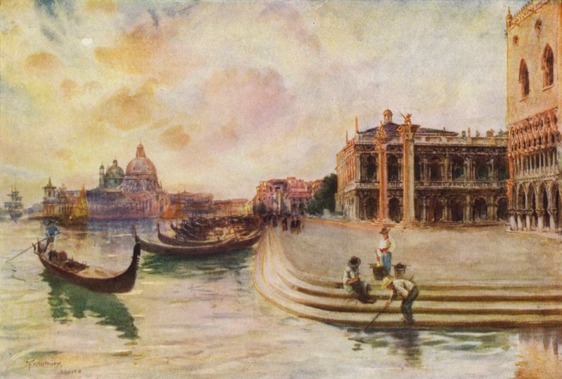 Molo, Venedig af Joseph (after) Finnemore