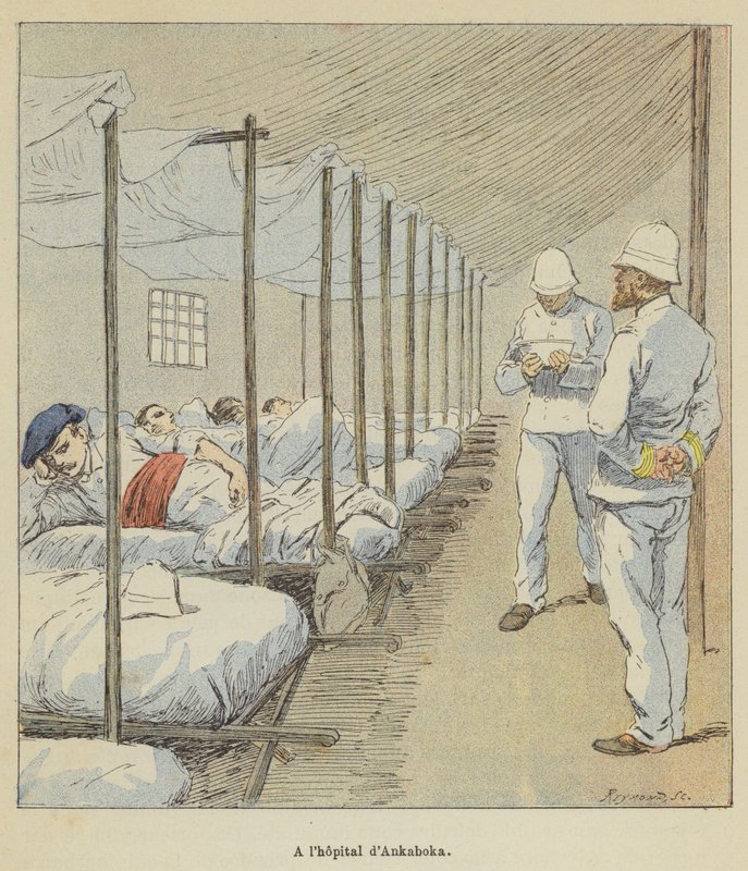 En lhopital dAnkaboka af after Louis Charles Bombled