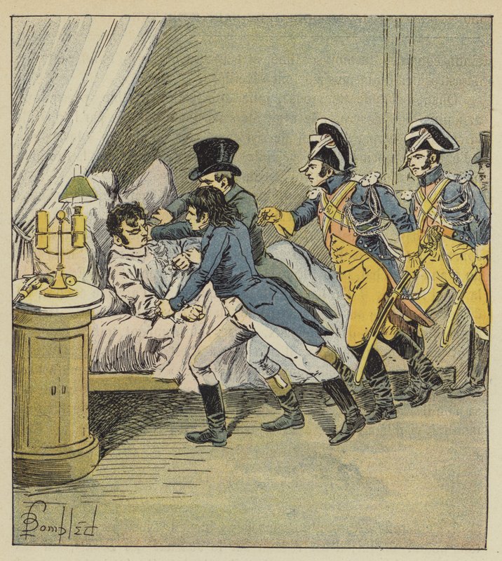 Arrestation af Pichegru af after Louis Charles Bombled