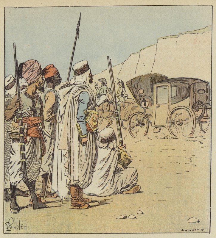 Denne bil overraskede araberne meget af after Louis Charles Bombled