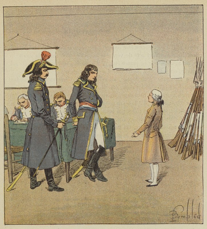 Eugene de Beauharnais kræver sin fars sværd fra Bonaparte af after Louis Charles Bombled