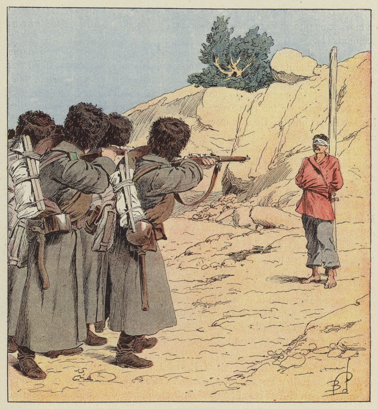 Japansk spion henrettelse af after Louis Charles Bombled