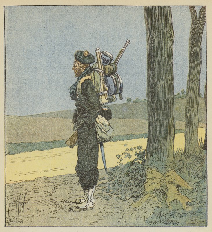 Fusilier marin af after Louis Charles Bombled