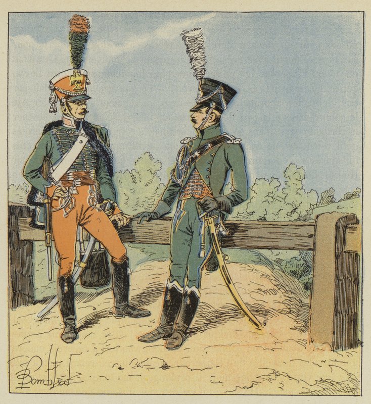 Garde imperiale, Garde dhonneur, 1813-1814, Gendarme dordonnance, 1806-1807 af after Louis Charles Bombled