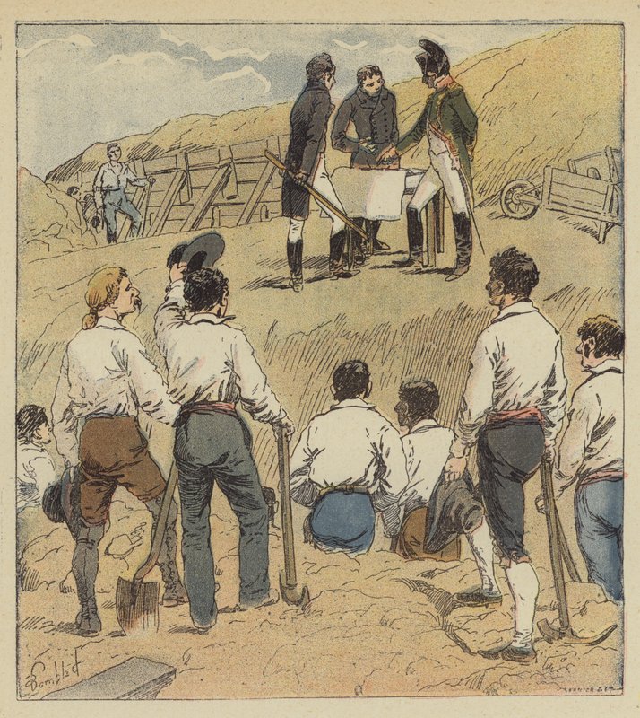 Jeg havde bygget en masse kanaler af after Louis Charles Bombled