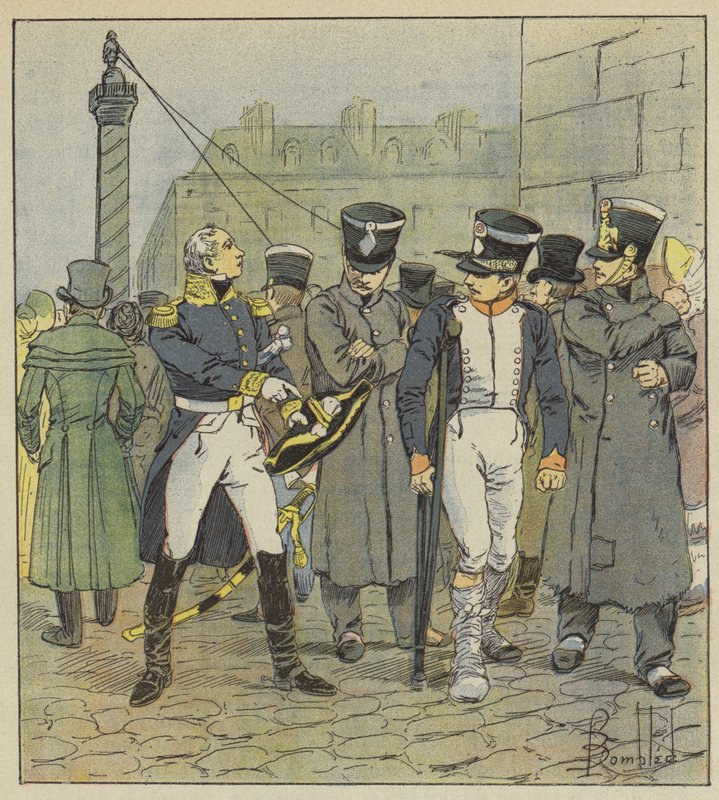 Jeg så ham modtage lektioner, der ville have fået én til at rødme af after Louis Charles Bombled