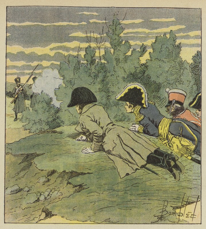 LEmpereur court un grand danger a Iena af after Louis Charles Bombled