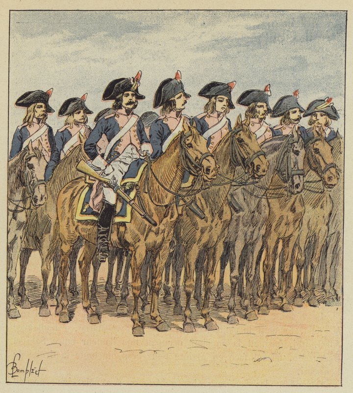 Italiens kavaleri og hære af after Louis Charles Bombled