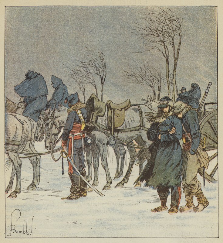 Artilleri af 21. Korps af after Louis Charles Bombled