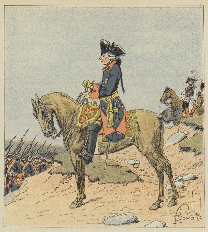 Den store Frederik af after Louis Charles Bombled