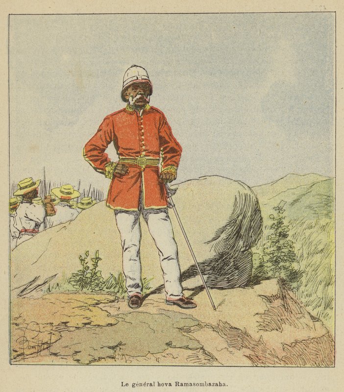 General Hova Ramasombazaha af after Louis Charles Bombled