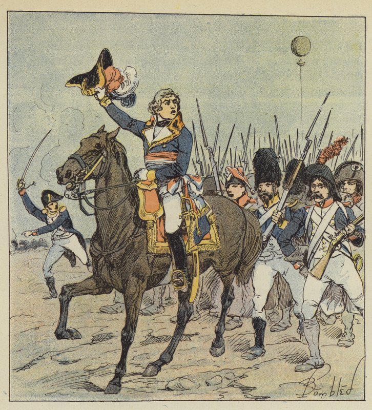 Marskal Jourdan af after Louis Charles Bombled