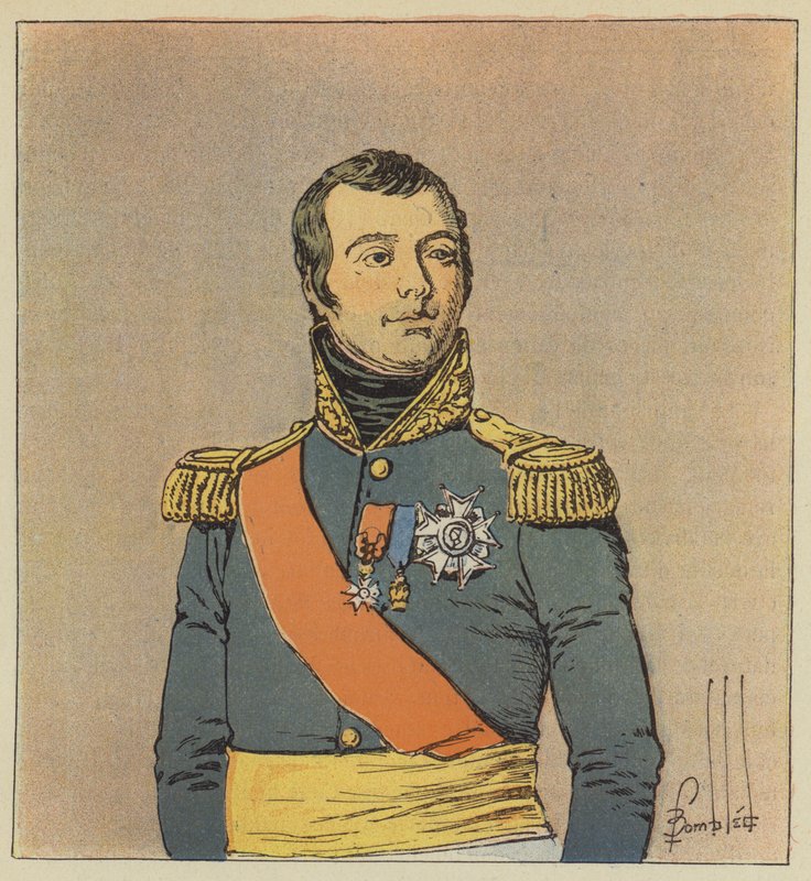 Le Marechal Macdonald af after Louis Charles Bombled
