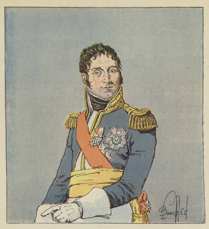 Marskal Massena af after Louis Charles Bombled