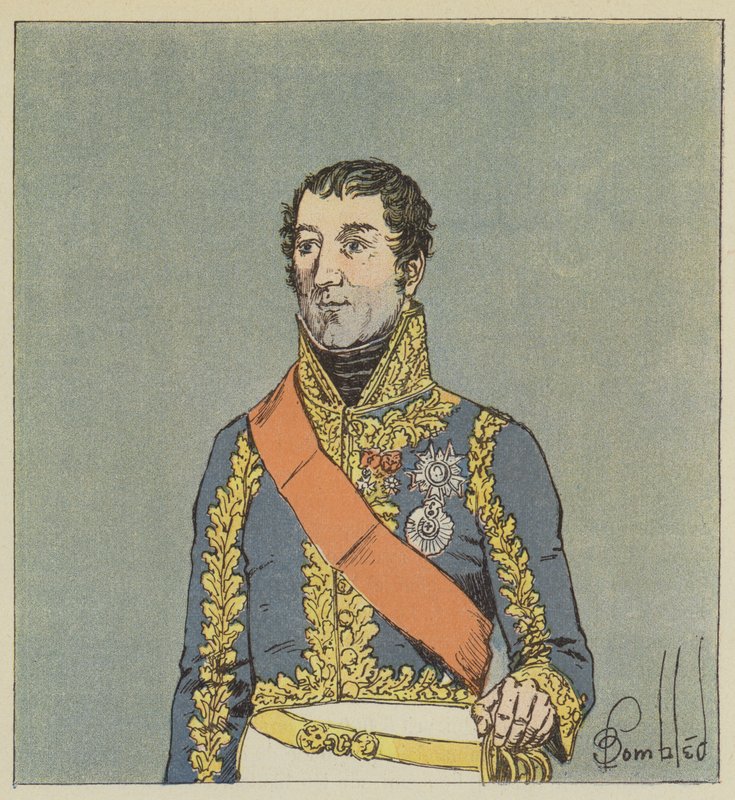 Marskal Mortier af after Louis Charles Bombled