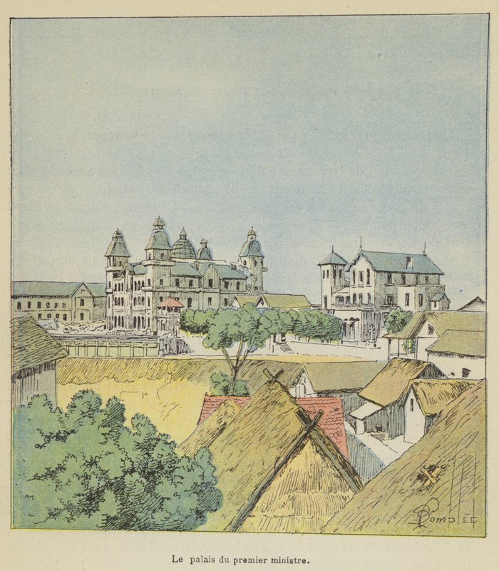 Statsministerens Palæ af after Louis Charles Bombled