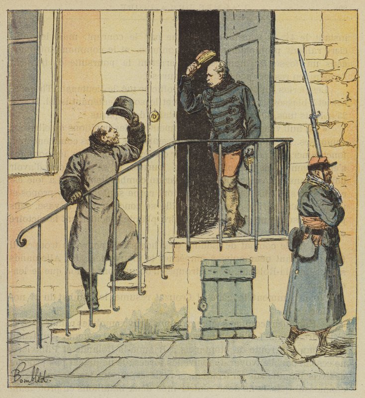 Prince de Joinville og General des Pallieres af after Louis Charles Bombled