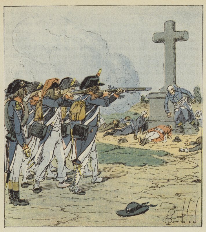 Tre fjerdedele af den franske adel blev således ødelagt af after Louis Charles Bombled