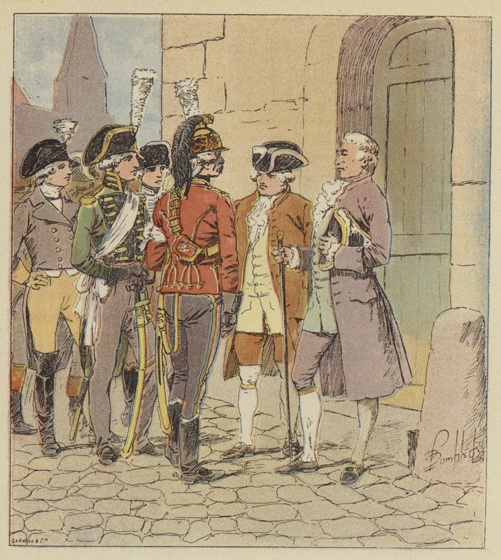 Vi var tusindvis af alle våben, alle uniformer, alle rækker af after Louis Charles Bombled