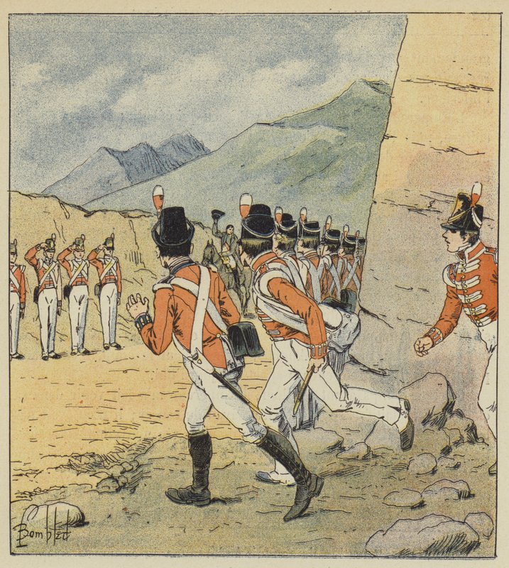 Hvilken europæisk soldat, sagde kejseren, er ikke rørt ved min tilgang! af after Louis Charles Bombled