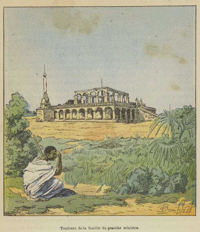 Statsministerens familiegrav af after Louis Charles Bombled