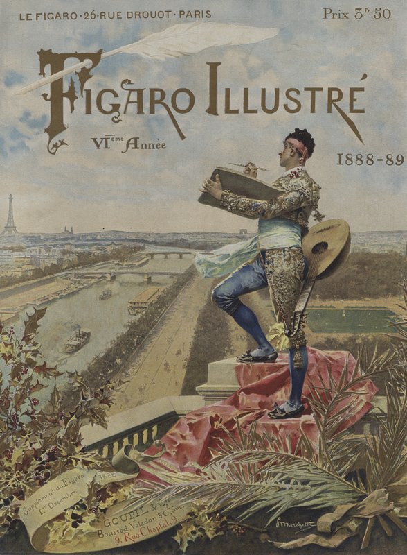 Forside af Le Figaro Illustre, 1. december 1888 af after Ludovico Marchetti