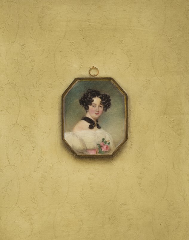 Portræt af grevinde Pauline Wolkenstein af after Moritz Michael Daffinger