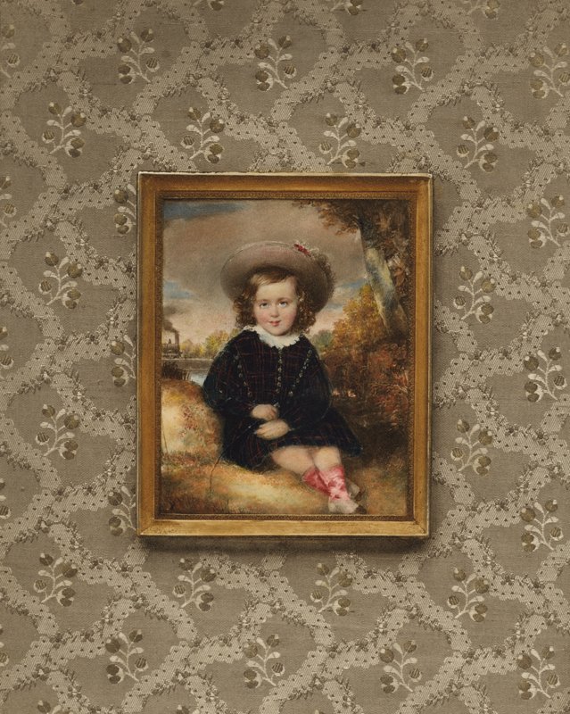 Portræt af Johann II, prins af Liechtenstein, som barn, 1844 af after Moritz Michael Daffinger