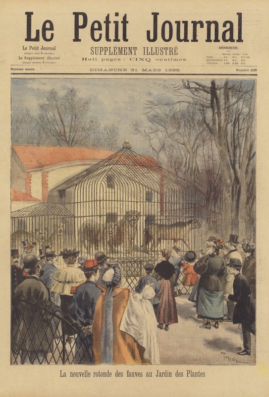Ny indhegning til vilde dyr i Jardin des Plantes af after Oswaldo Tofani