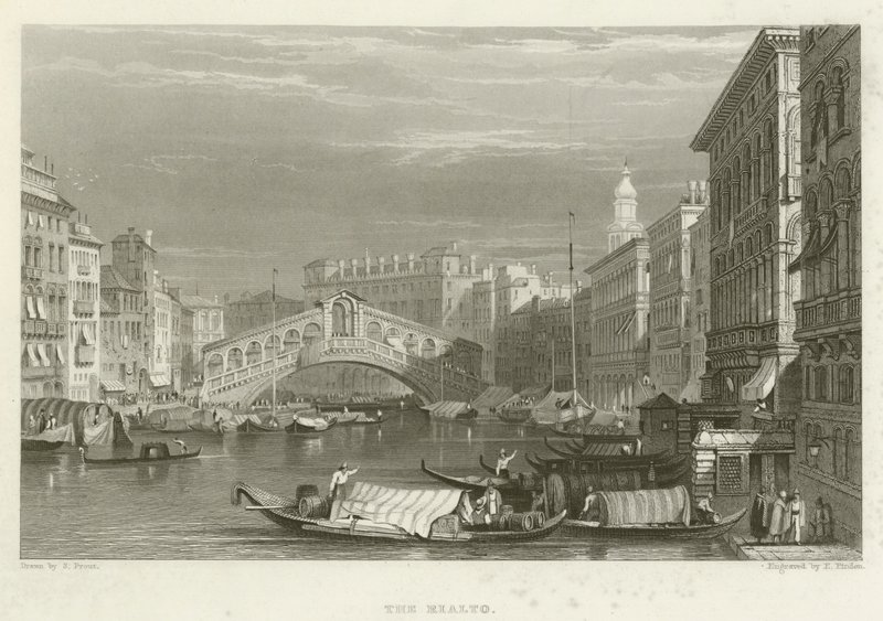 Rialto af Samuel (after) Prout