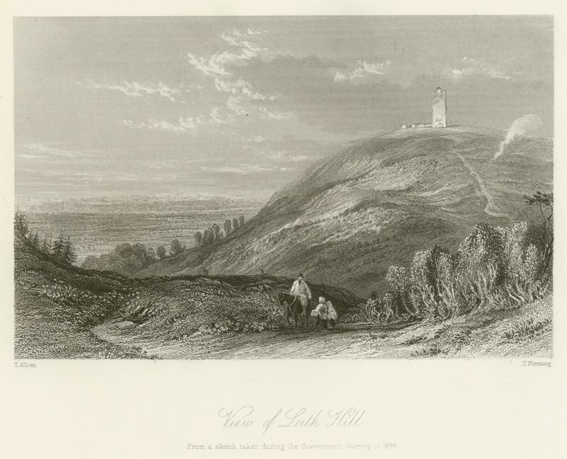 Udsigt over Leith Hill af after Thomas Allom