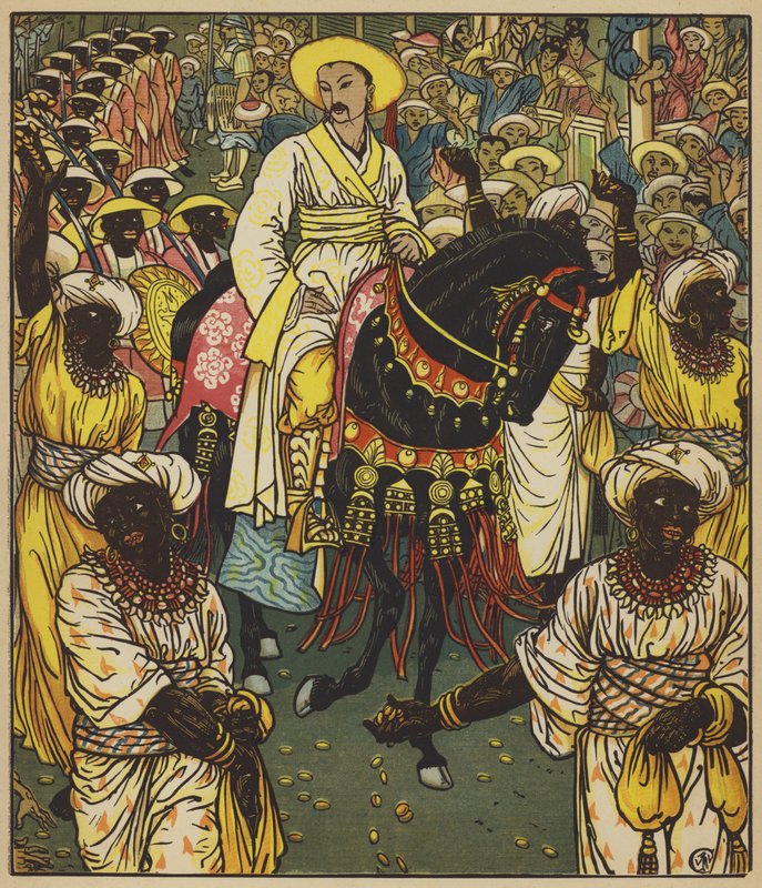Aladdins Procession af after Walter Crane