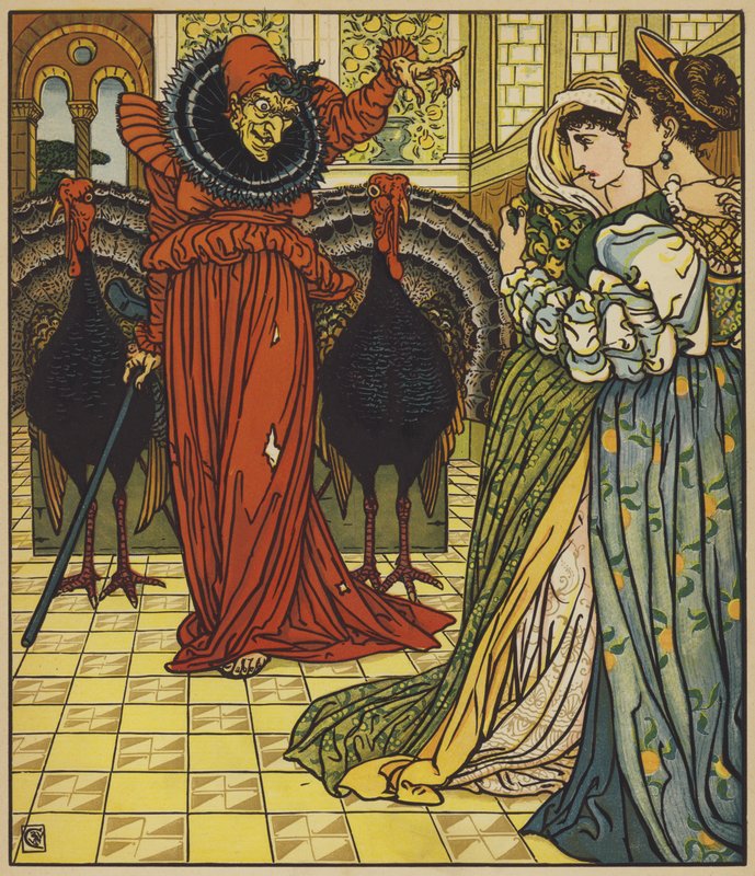 Udseende af ørkenens fe af after Walter Crane