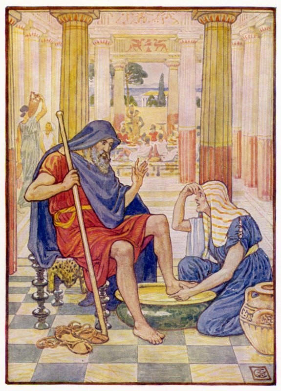 Ja, sandelig, du er Odysseus af after Walter Crane