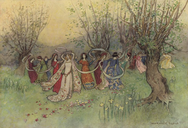 Geoffrey Chaucer, Hertugindens Bog af after Warwick Goble