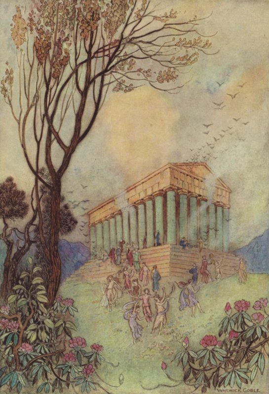 Geoffrey Chaucer, Fuglenes parlament af after Warwick Goble